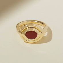 Load image into Gallery viewer, Mira Ring - Carnelian: Size 7
