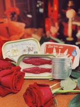 Cargar imagen en el visor de la galería, Tinned Fish Candle - Smoked Rose Water
