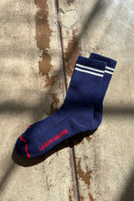 Charger l&#39;image dans la galerie, Boyfriend Socks: Navy
