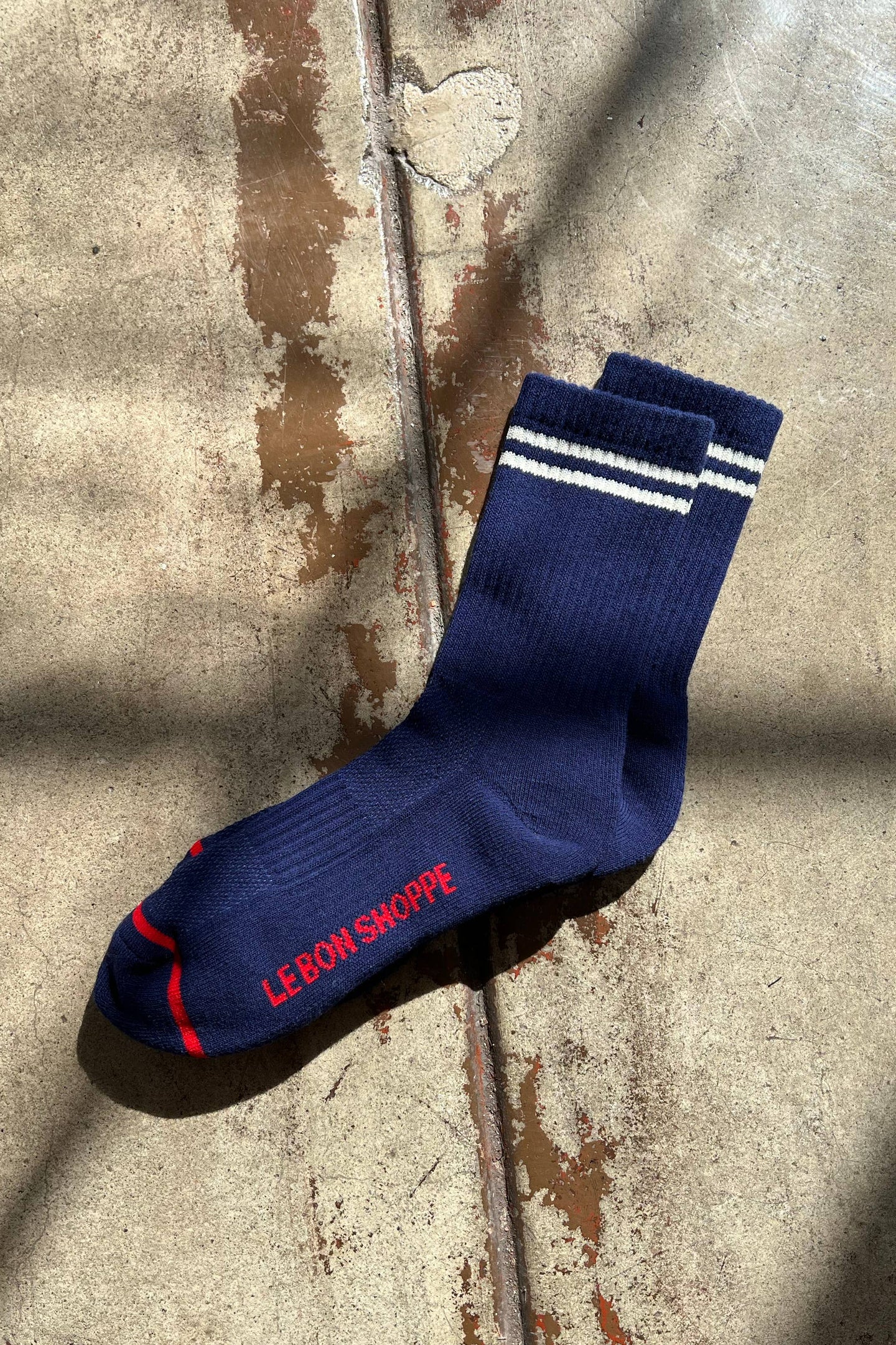 Boyfriend Socks: Navy