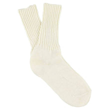 Cargar imagen en el visor de la galería, Women Crew Socks - Off White: EU 36/41   UK 3.5/7   US 6/9.5
