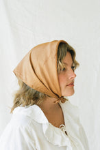 Cargar imagen en el visor de la galería, Rust Silk Plant Dyed Bandana | Handmade | Eco Friend
