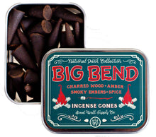 Load image into Gallery viewer, Big Bend Incense - Charred Wood Smoky Embers Amber + Spice
