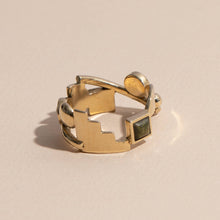 Load image into Gallery viewer, Shapes Ring: Brass / 7
