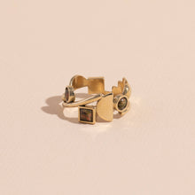 Load image into Gallery viewer, Shapes Ring: Brass / 7
