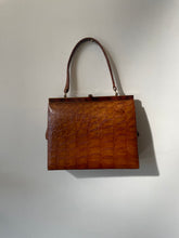 Load image into Gallery viewer, Croc-embossed handbag
