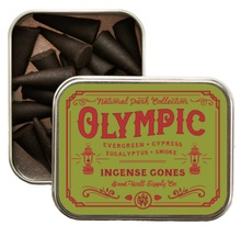 Load image into Gallery viewer, Olympic Incense - Evergreen, Cypress, Eucalyptus &amp; Smoke
