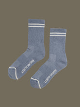 Charger l&#39;image dans la galerie, Boyfriend Socks: Blue Grey
