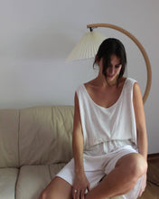 Load image into Gallery viewer, Marni Hemp Jersey Tank: Natural
