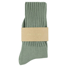 Cargar imagen en el visor de la galería, Women Crew Socks - Agave Green: EU 36/41   UK 3.5/7   US 6/9.5
