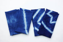 Cargar imagen en el visor de la galería, Yamato Indigo Shibori Kit (Bandana + Tenugui)
