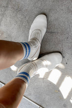 Load image into Gallery viewer, Her Socks - Varsity: Cream Black
