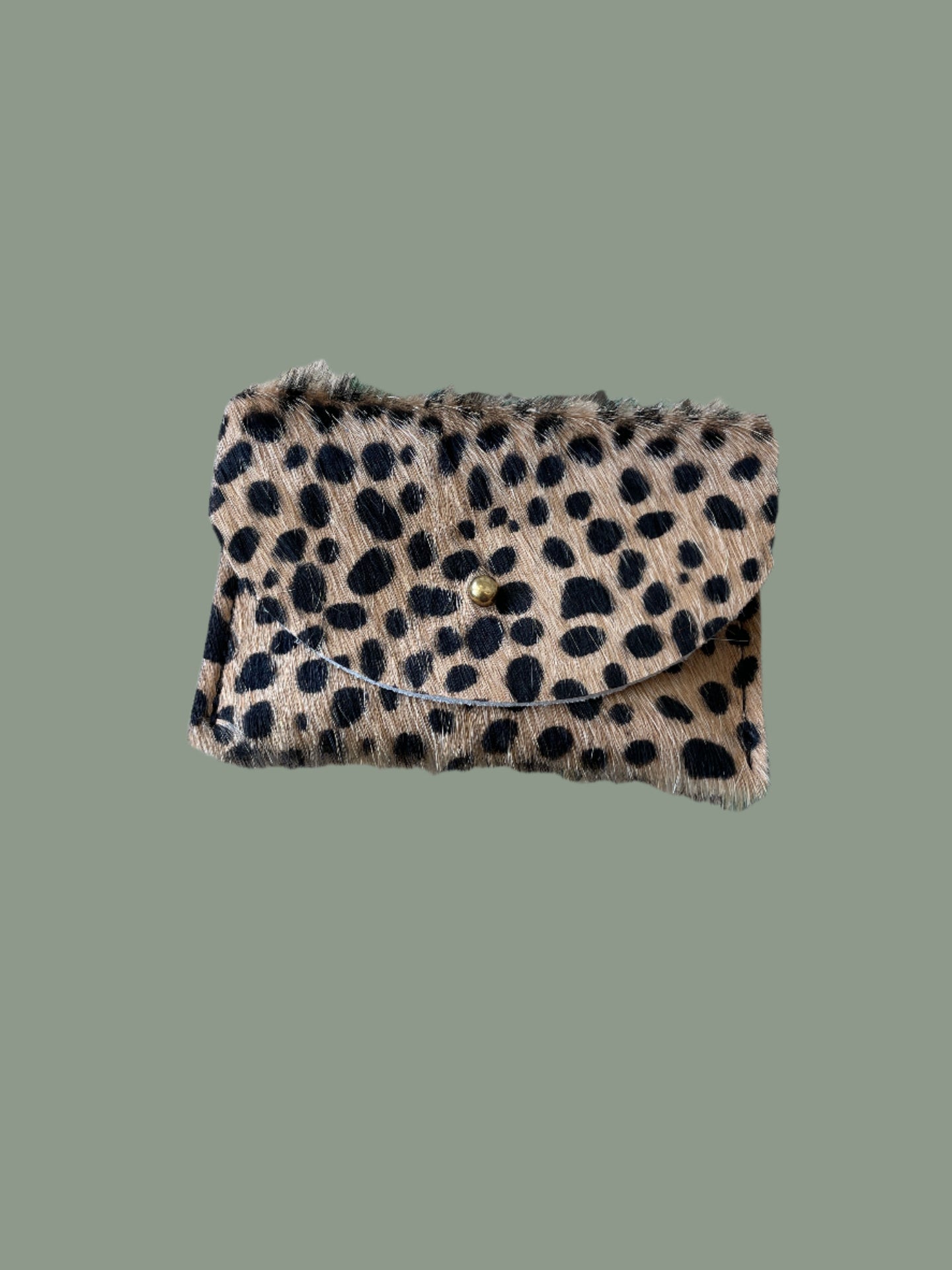 Cardholder - Tiny Spotted Hair on Hide