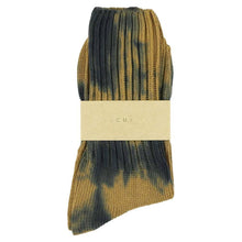 Cargar imagen en el visor de la galería, Women Tie Dye Socks - Indigo / Bronze: EU 36/41   UK 3.5/7   US 6/9.5
