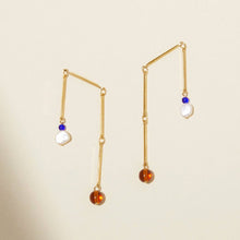 Load image into Gallery viewer, Toni Earrings - Glass and Pearl
