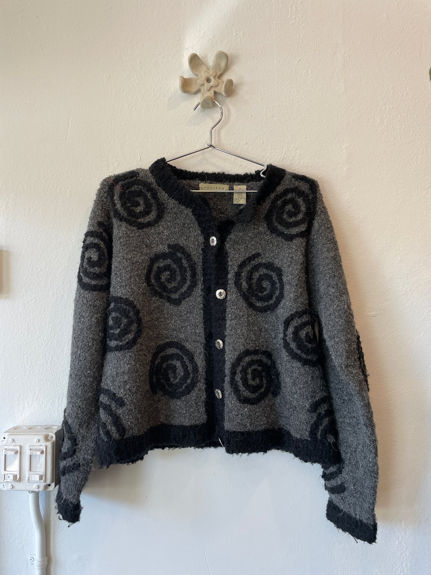 Vintage Spiral Cardigan