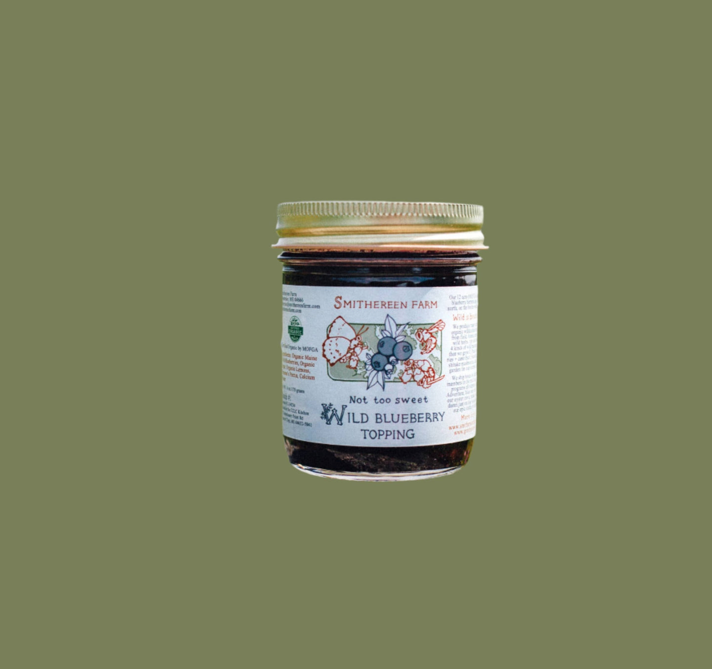 Organic Wild Blueberry Topping