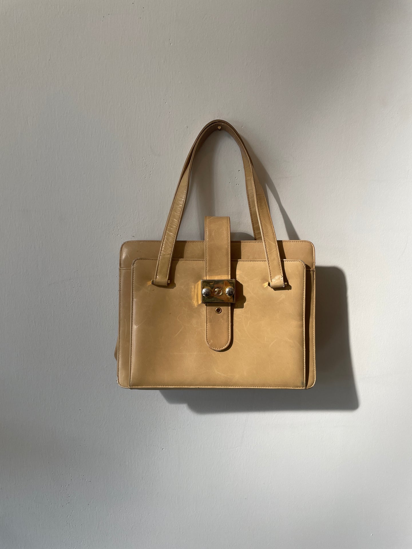 yellow handbag
