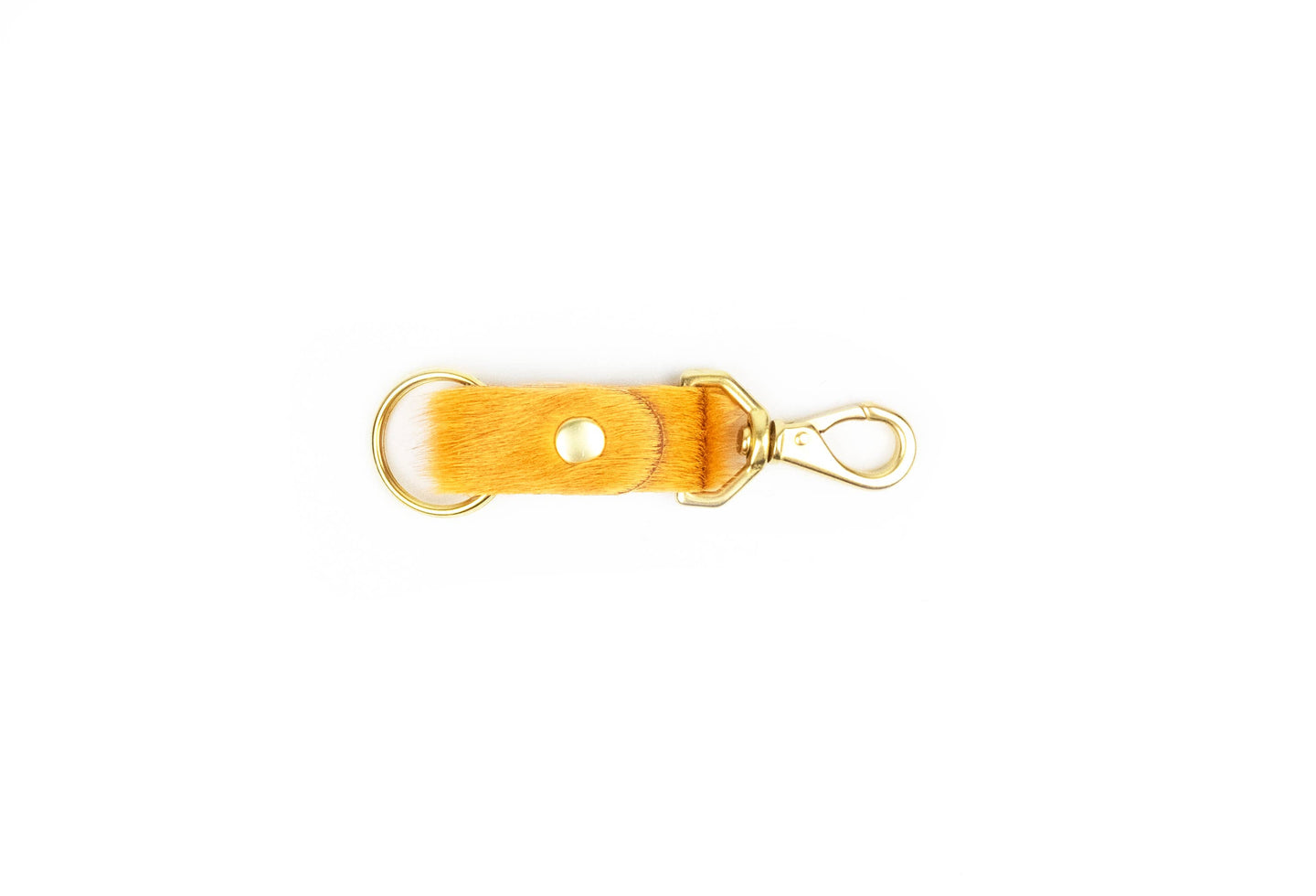 Keychain - Butternut Hair on Hide