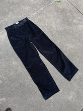 Load image into Gallery viewer, Navy Pant in Black Corduroy
