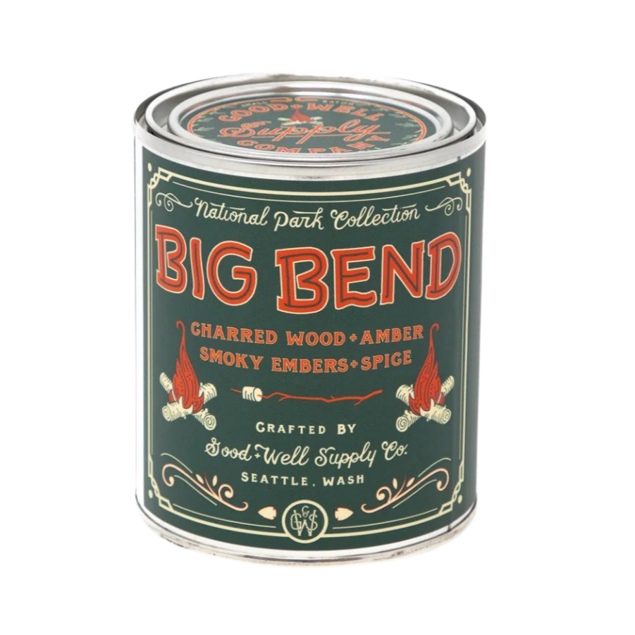 Big Bend National Park Candle: 1/2 Pint / Wood Wick