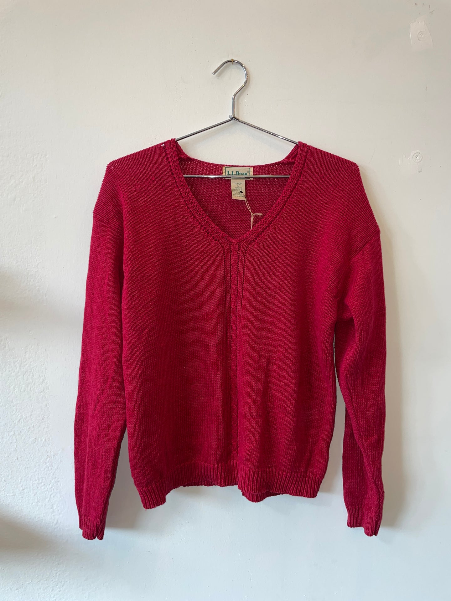 V-Neck Cotton  Sweater