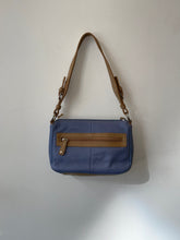 Load image into Gallery viewer, Blue and Tan Handbag
