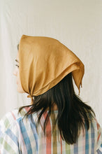 Cargar imagen en el visor de la galería, Rust Silk Plant Dyed Bandana | Handmade | Eco Friend
