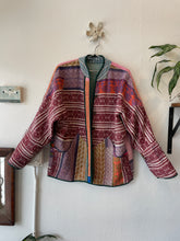 Load image into Gallery viewer, Patchwork Jacket - Plaid/Floral
