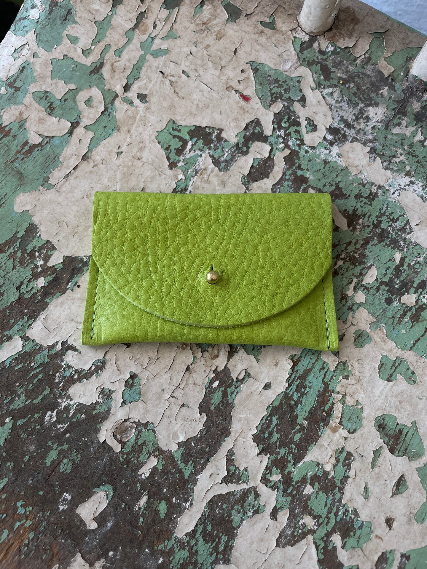 Cardholder - Lime Leather