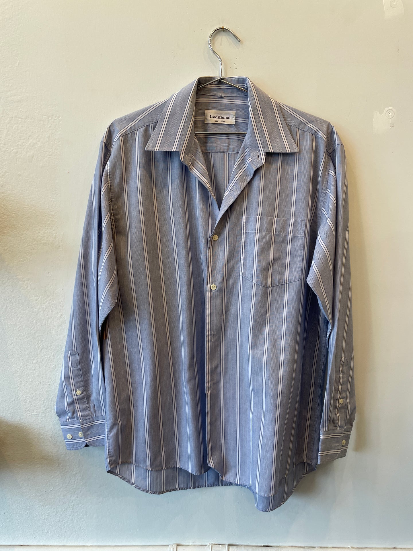 Blue Striped Shirt | L