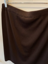 Cargar imagen en el visor de la galería, Brown Knit Skirt | L
