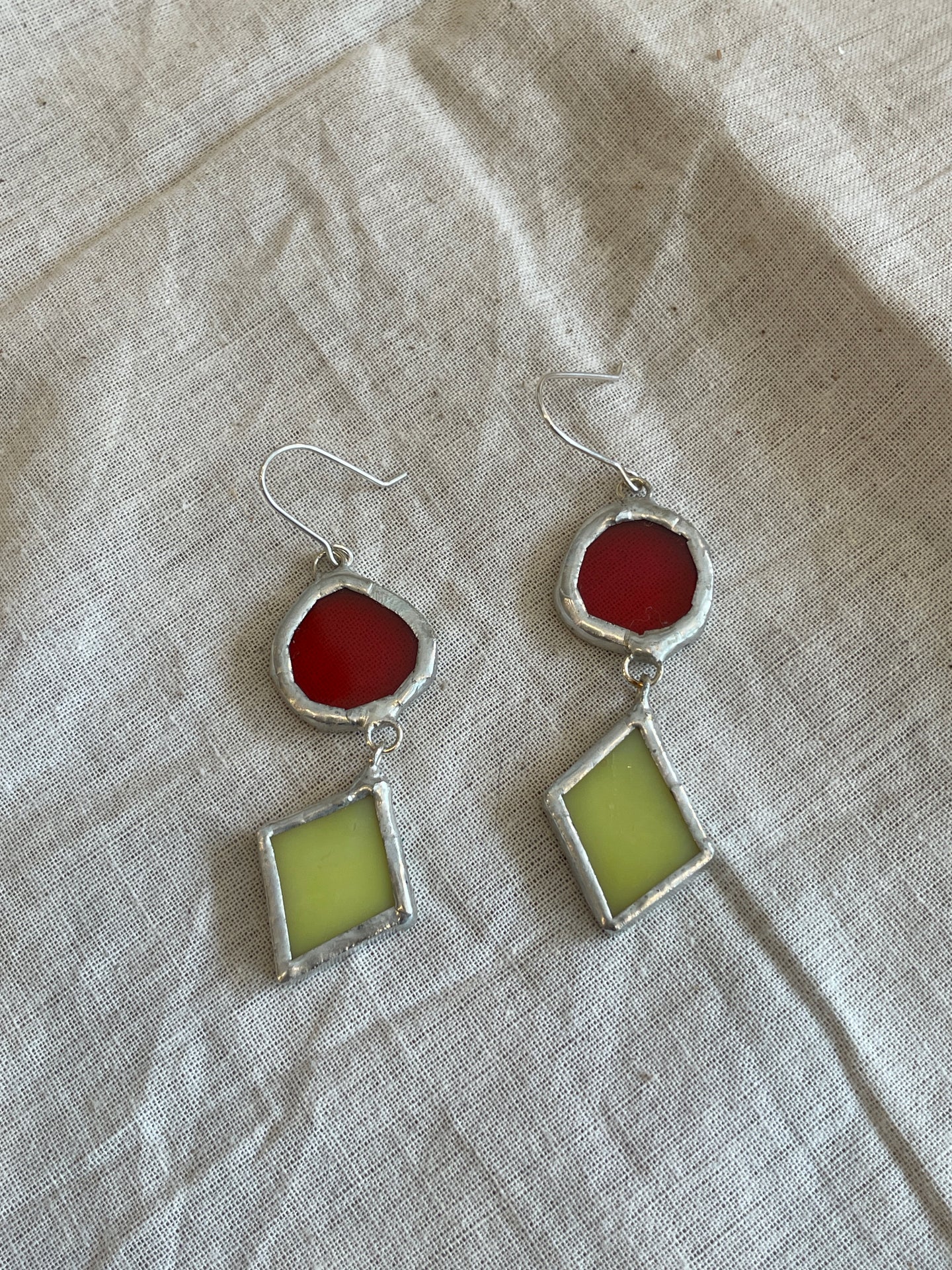Stained Glass Earrings - Small