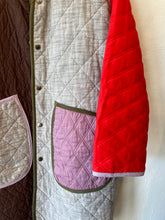 Load image into Gallery viewer, Colorblock Quilt Coat
