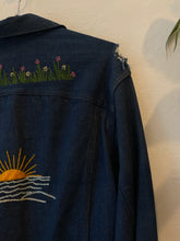 Load image into Gallery viewer, Embroidered Denim Jacket
