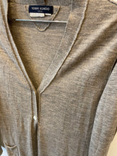 Load image into Gallery viewer, Long Heathered-Brown Cardigan | S
