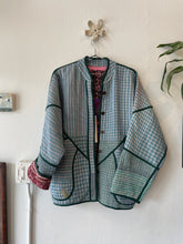 Load image into Gallery viewer, Patchwork Jacket - Plaid/Floral
