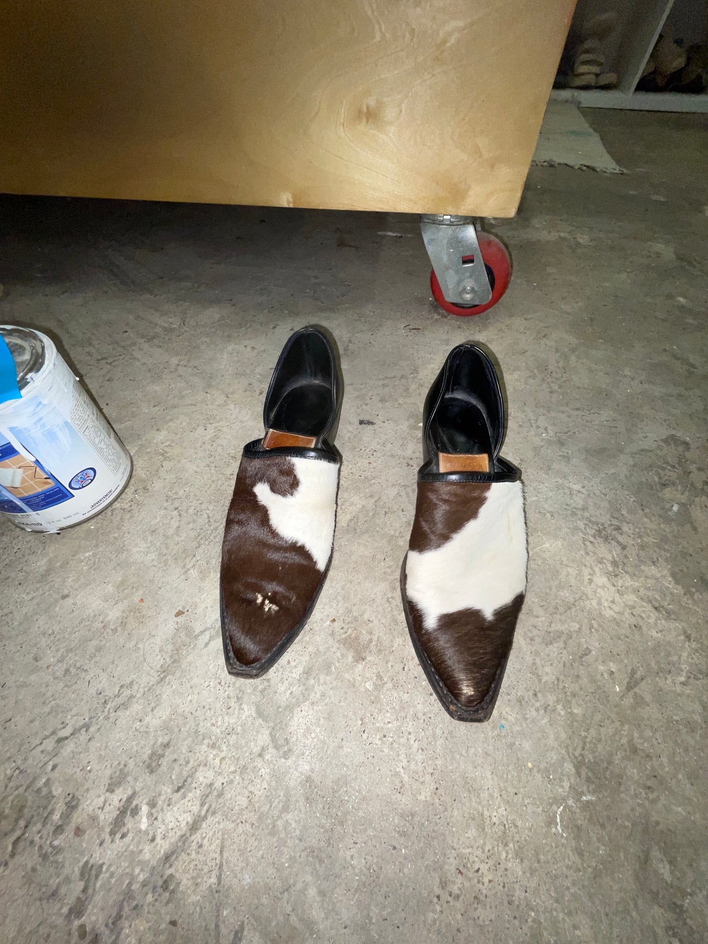 Greater LA Cow Print Shoes