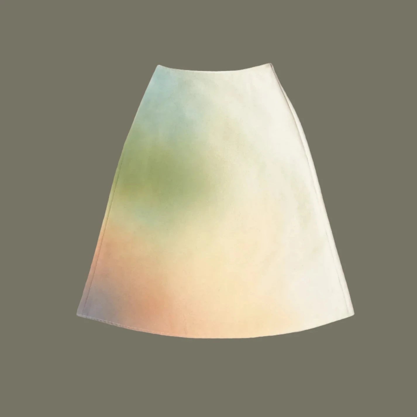 Gradient Canvas Skirt