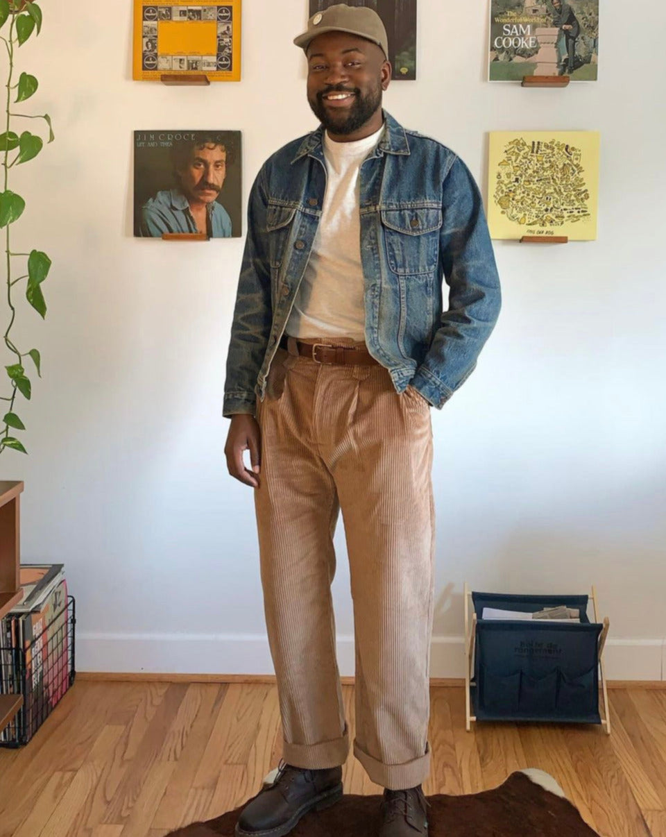 Hollywood Pant in Chestnut Corduroy