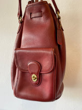 Load image into Gallery viewer, Coach Daypack Backpack in Burgundy
