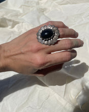 Load image into Gallery viewer, Sterling Silver Ring with Onyx
