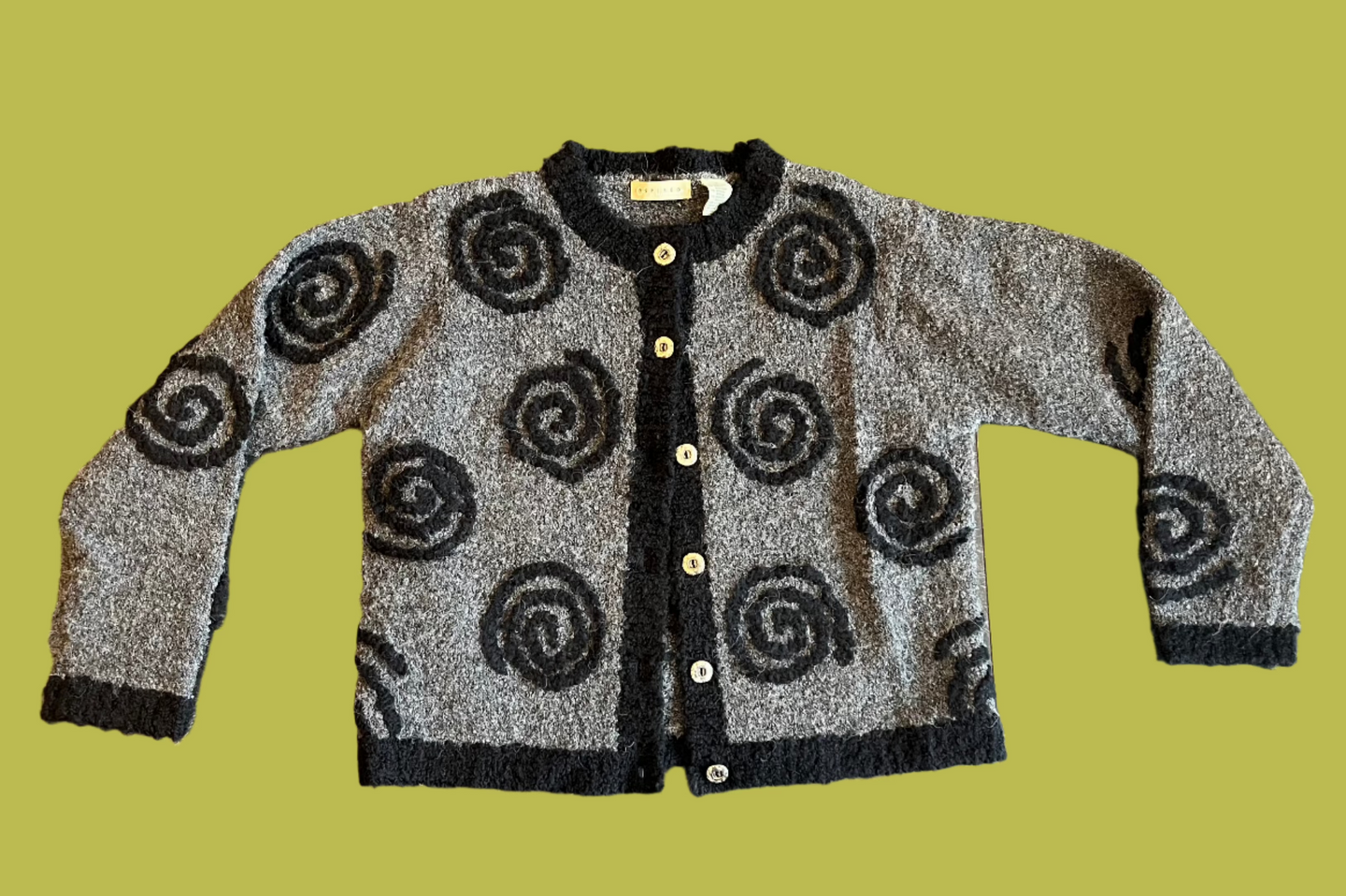 Vintage Spiral Cardigan