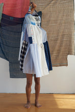 Cargar imagen en el visor de la galería, Patchwork Dress in Azure Blues
