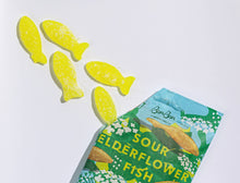 Load image into Gallery viewer, Sour Elderflower Fish - Swedish Candy 5.2oz (150g)
