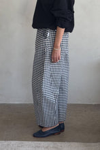 Load image into Gallery viewer, Arc Pants in Navy Gingham
