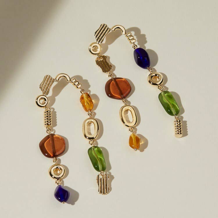 Avery Earrings - Rainbow