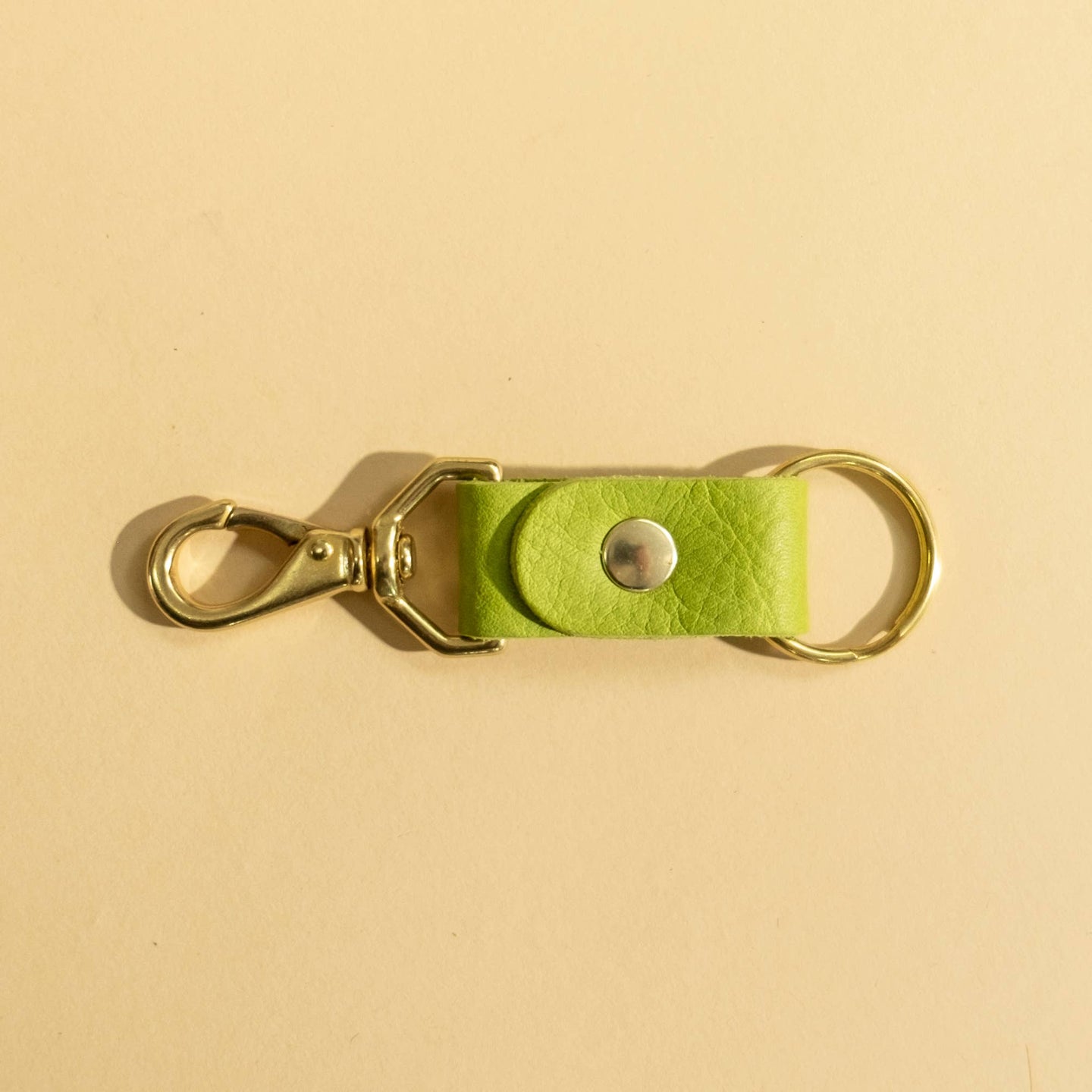 Keychain - Lime Leather