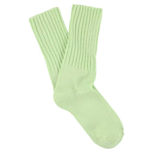 Load image into Gallery viewer, Women Crew Socks - Aqua Green: EU 36/41   UK 3.5/7   US 6/9.5
