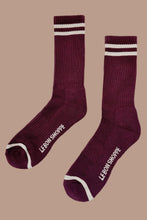 Load image into Gallery viewer, Extended Boyfriend Socks: Maroon
